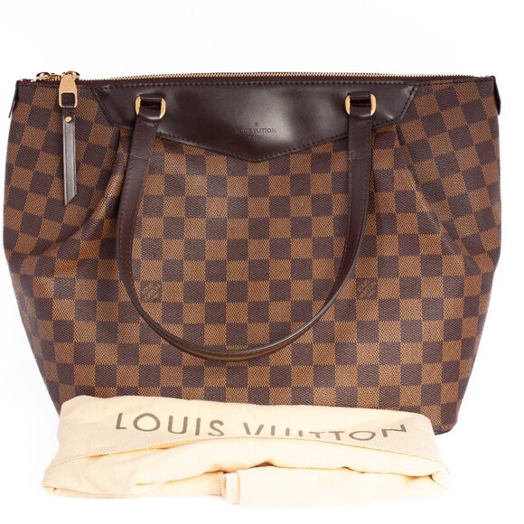 Authentic LOUIS VUITTON Damier Ebene Canvas Westminster GM Shoulder Bag - Picture 1 of 11